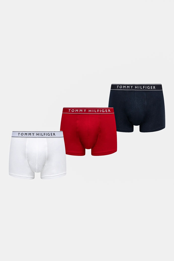 Tommy Hilfiger boxeri 3-pack boxeri bleumarin UM0UM03520
