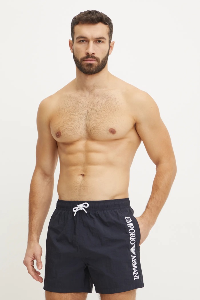 Plavkové šortky Emporio Armani Underwear námořnická modř EM000583.AF12330