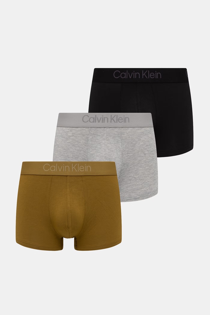 Calvin Klein Underwear μποξεράκι ανδρικό με μοντάλ 3-pack μαύρο LV00NB4192
