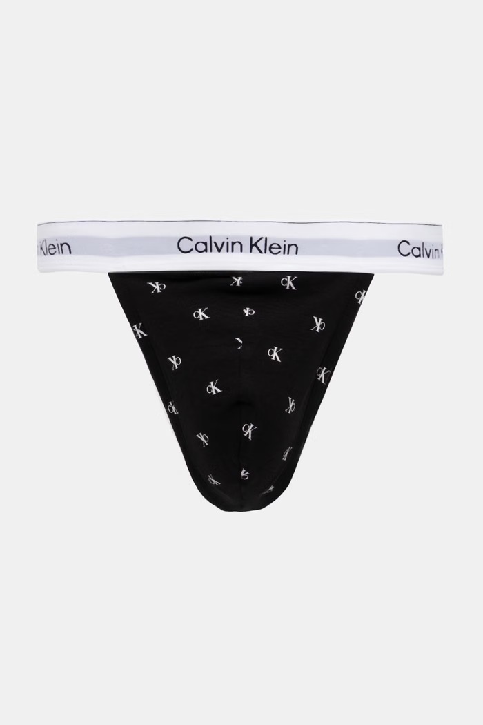 Ρούχα Calvin Klein Underwear στρινγκ Ανδρικά βαμβάκι με ελαστάν 3-pack LV00NB4386 λευκό