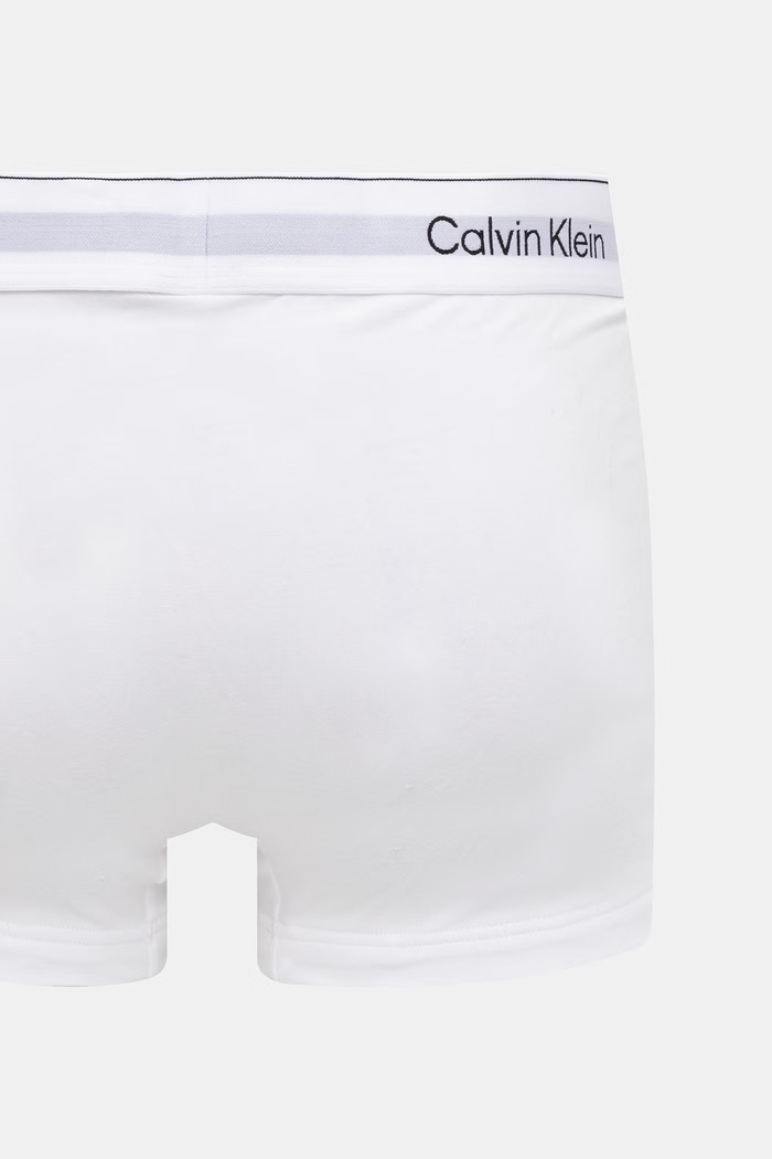 Calvin Klein Underwear oprijete boksarice moške paket 3 kosov LV00NB4389 bela