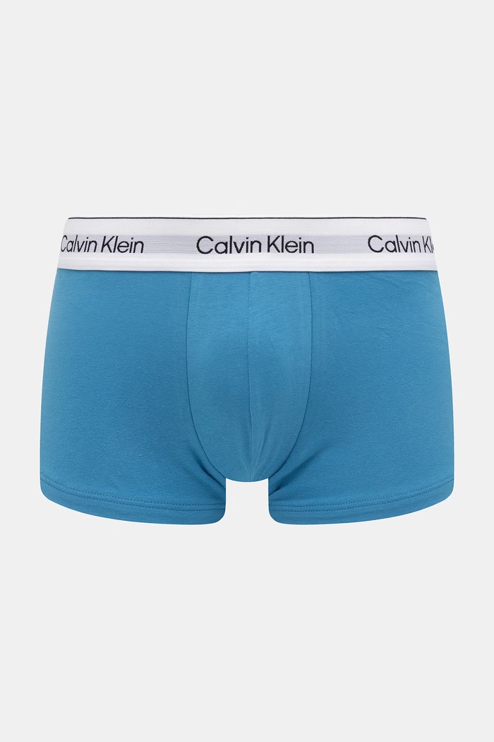 Calvin Klein Underwear oprijete moške boksarice paket 3 kosov LV00NB4389 modra AA00