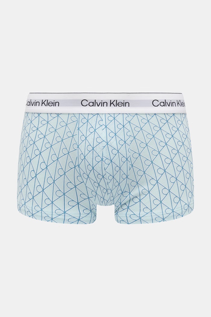 Calvin Klein Underwear oprijete moške boksarice paket 3 kosov modra LV00NB4389