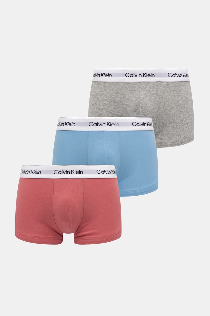 Calvin Klein Underwear přiléhavé boxerky pánské 3-pack šedá LV00NB4389