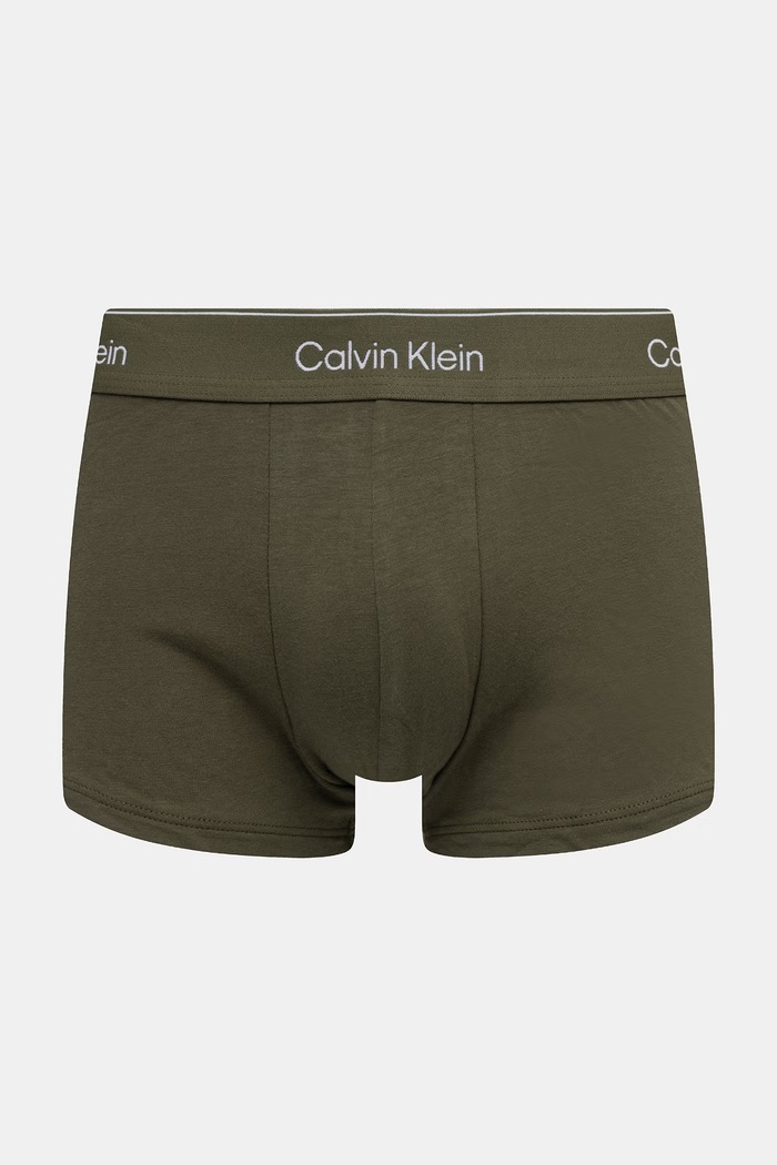 Calvin Klein Underwear bokserki dopasowane męskie 3-pack zielony LV00NB4389