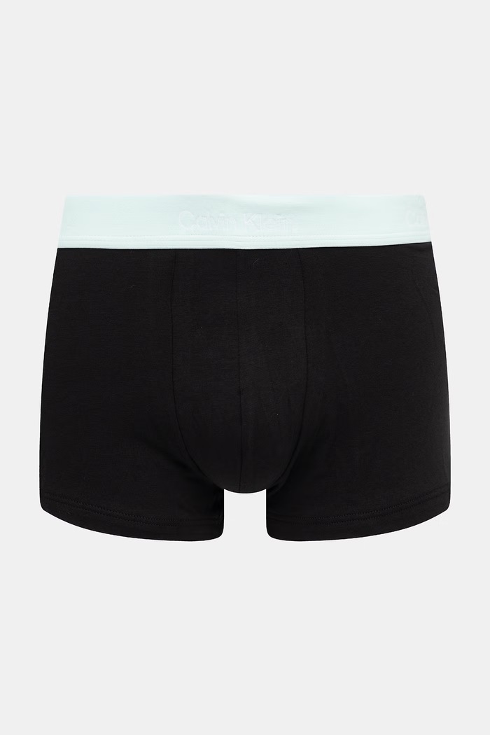 Calvin Klein Underwear oprijete boksarice moške paket 3 kosov črna LV00NB4389