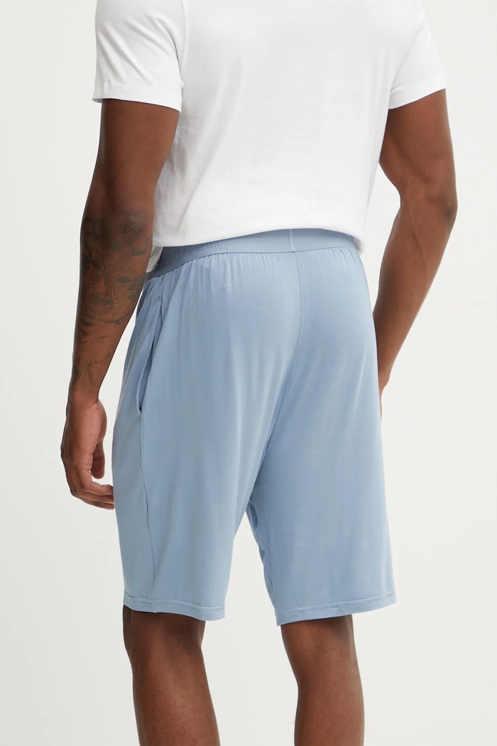 Odzież Calvin Klein Underwear szorty piżamowe męskie z modalem LV00NM2824 niebieski
