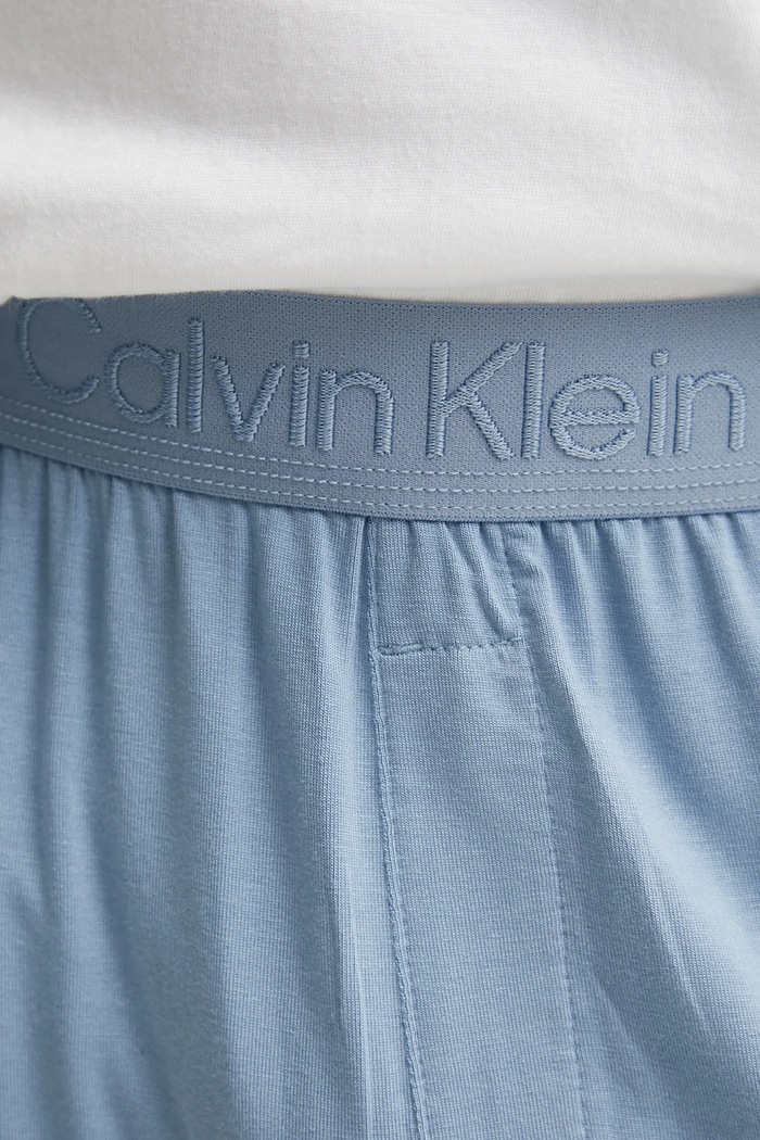 Calvin Klein Underwear szorty piżamowe męskie z modalem niebieski LV00NM2824