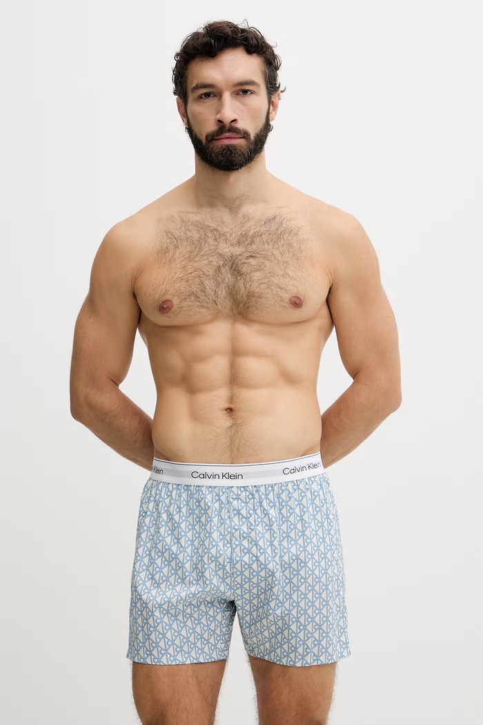 Calvin Klein Underwear σορτς πιτζάμας Ανδρικά μπλε LV00NM2831