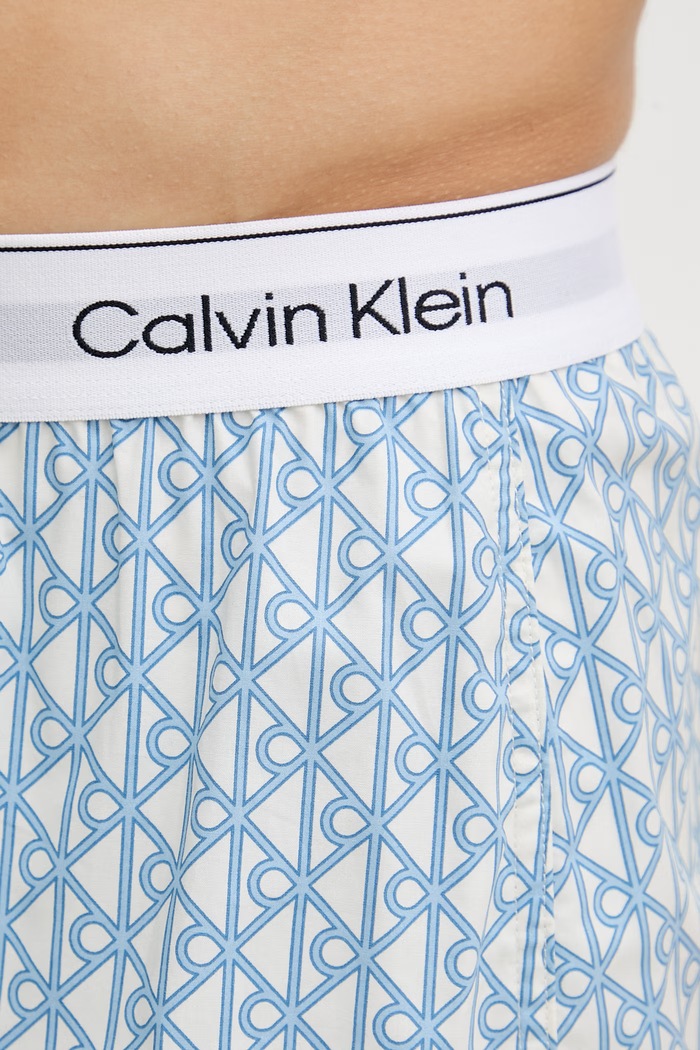 Calvin Klein Underwear σορτς πιτζάμας Ανδρικά μπλε LV00NM2831