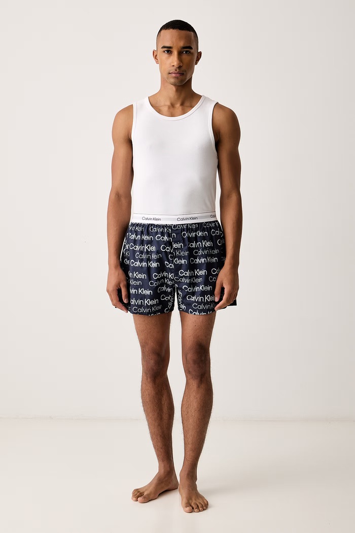 Calvin Klein Underwear Pyžamové šortky pánské LV00NM2831 námořnická modř SS26