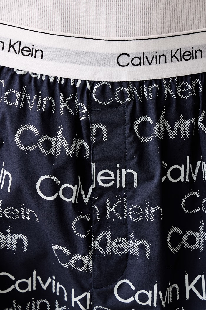 Pyžamové šortky pánské Calvin Klein Underwear LV00NM2831 námořnická modř