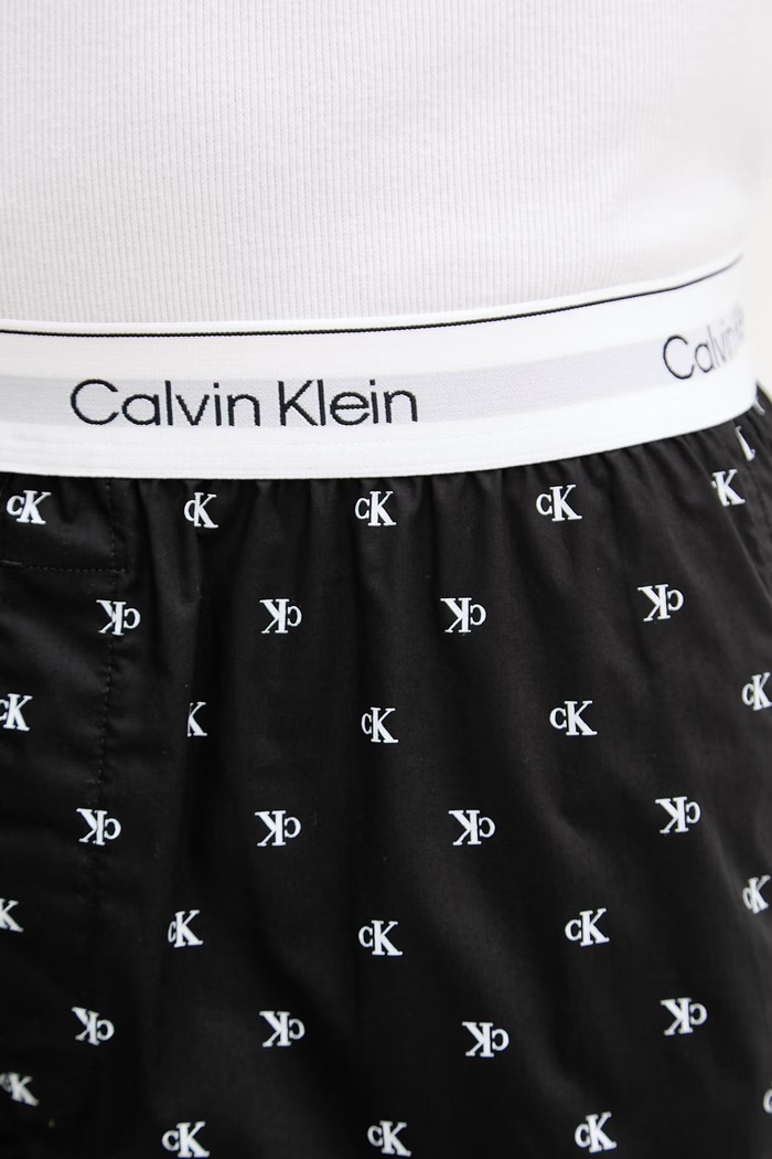 Ρούχα Calvin Klein Underwear σορτς πιτζάμας Ανδρικά LV00NM2831 μαύρο