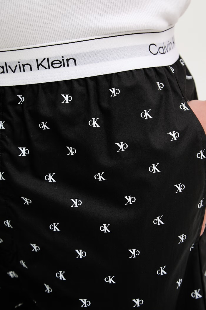Odzież Calvin Klein Underwear szorty piżamowe męskie bawełniane LV00NM2832 czarny