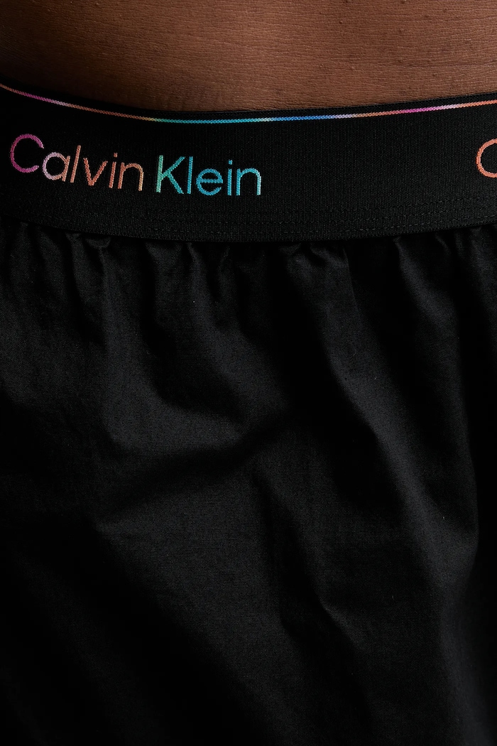 Calvin Klein Underwear szorty piżamowe bawełniane czarny LV00NM2879