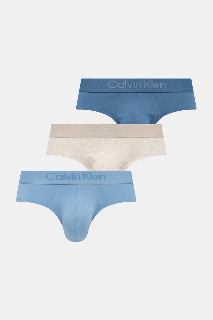 Calvin Klein spodná bielizeň 3-pak béžová LV00NB4191
