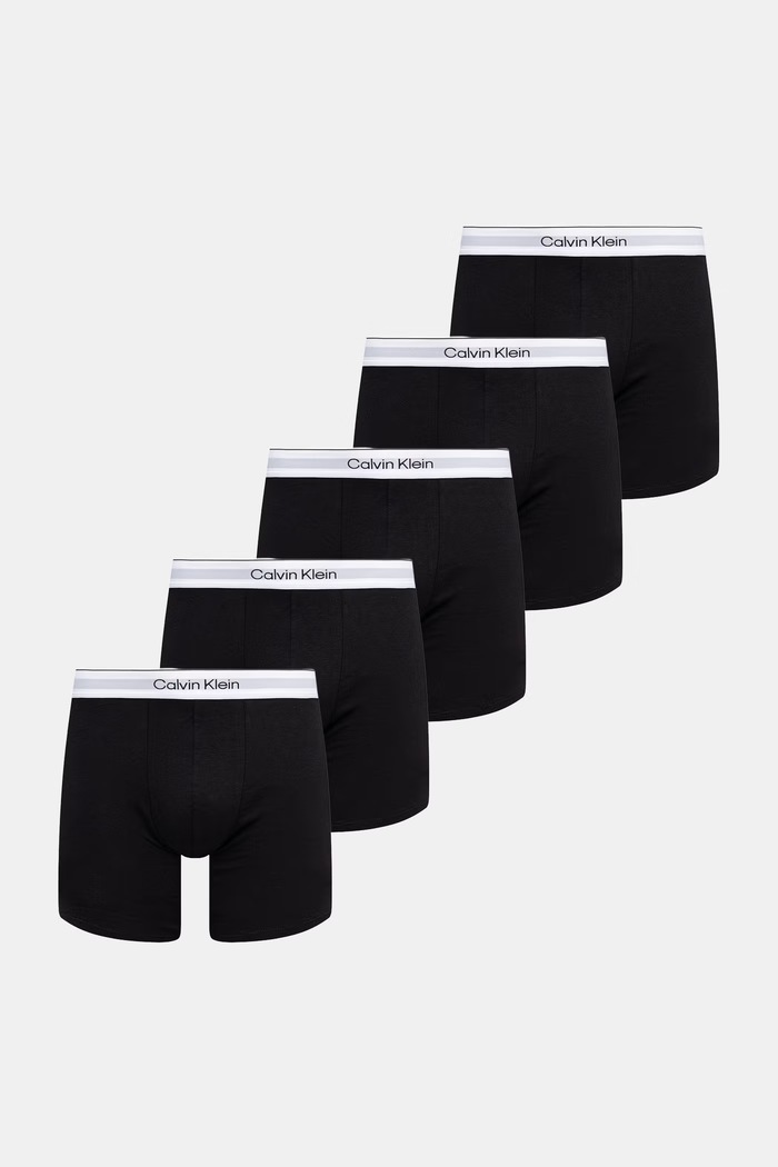 Calvin Klein Underwear bokserki męskie bawełniane z elastanem 5-pack czarny LV00NB4395