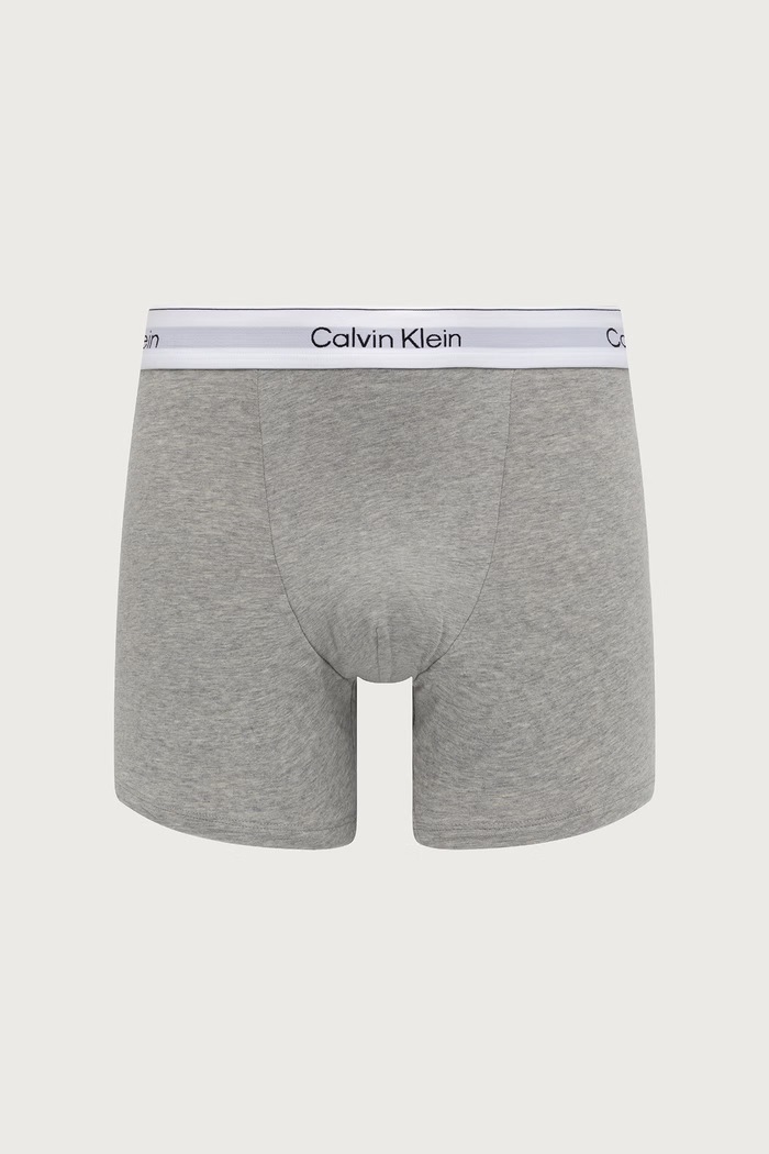 Ρούχα Calvin Klein Underwear Εφαρμοστά μποξεράκια Ανδρικά 3-pack LV00NB4286 γκρί