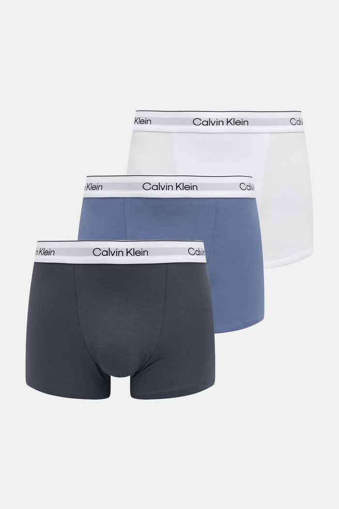 Calvin Klein Underwear bokserki dopasowane męskie 3-pack szary LV00NB4286