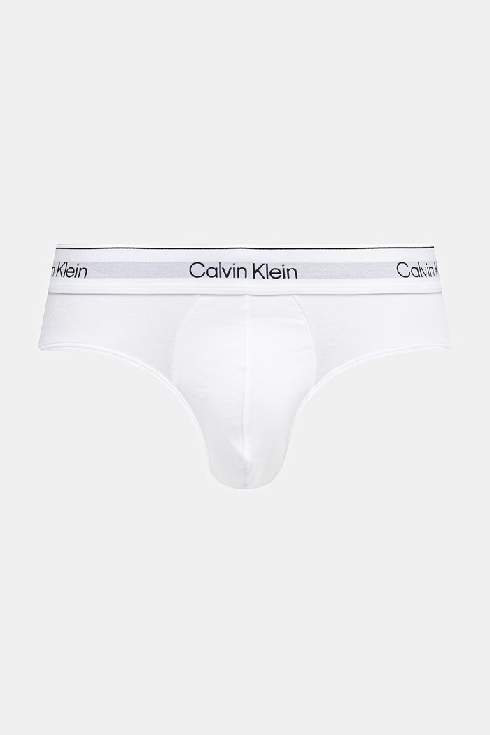 Calvin Klein Underwear slipy męskie bawełniane z elastanem 3-pack LV00NB4388 szary AA00