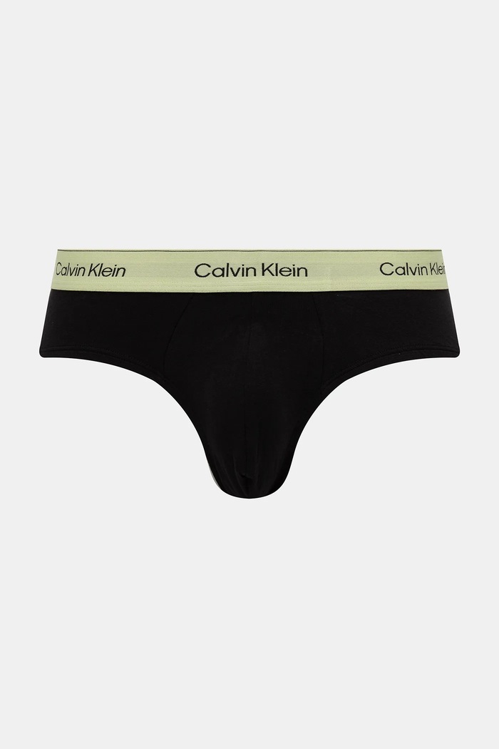 Calvin Klein Underwear slipy pánské bavlněné s elastanem 3-pack LV00NB4388 černá AA00