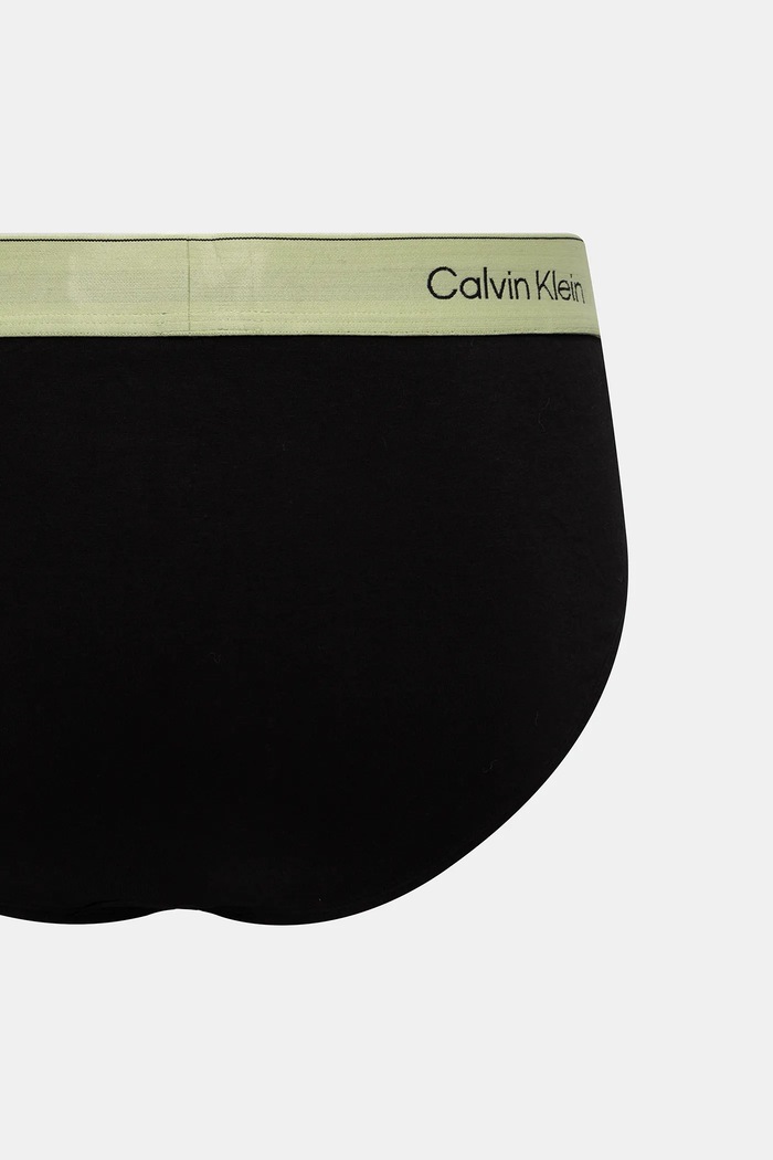 Calvin Klein Underwear slipy pánské bavlněné s elastanem 3-pack LV00NB4388 černá