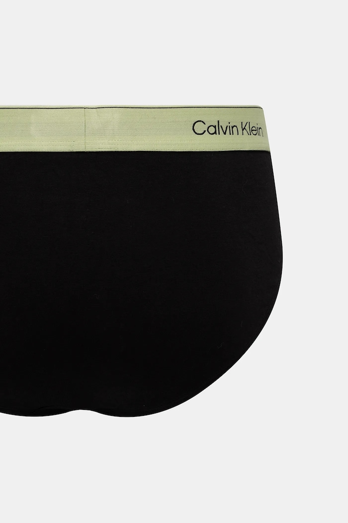 Calvin Klein Underwear slipy pánské bavlněné s elastanem 3-pack LV00NB4388 černá