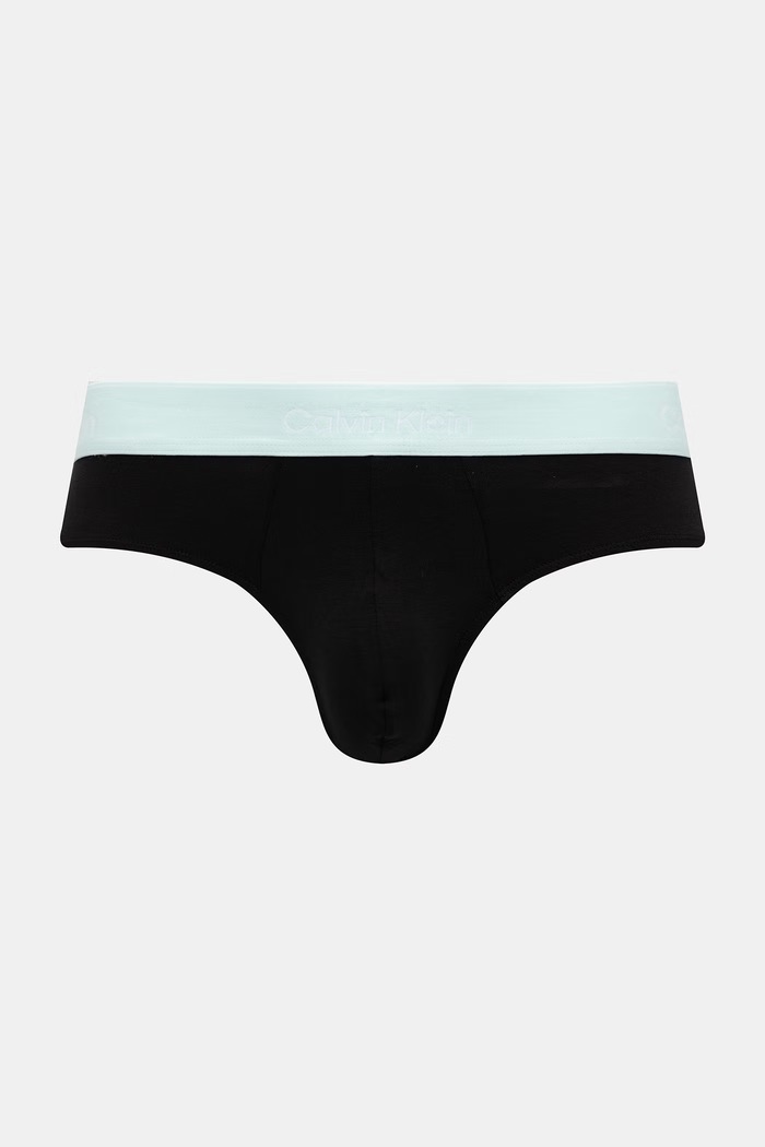 Oblečení Calvin Klein Underwear slipy pánské bavlněné s elastanem 3-pack LV00NB4388 černá