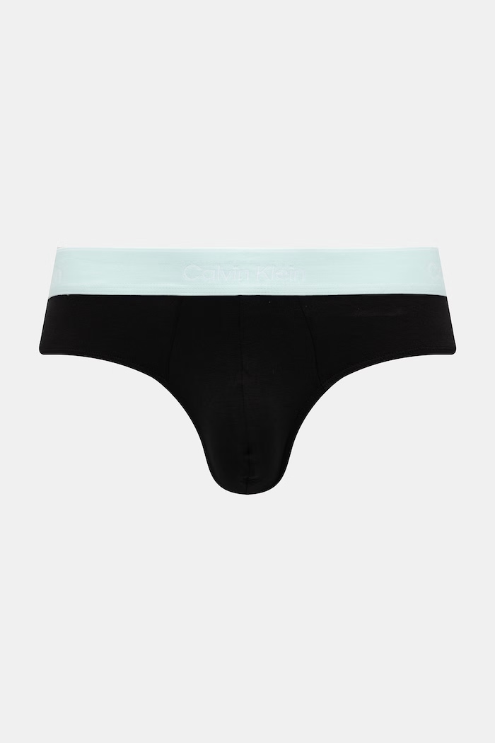 Oblečení Calvin Klein Underwear slipy pánské bavlněné s elastanem 3-pack LV00NB4388 černá