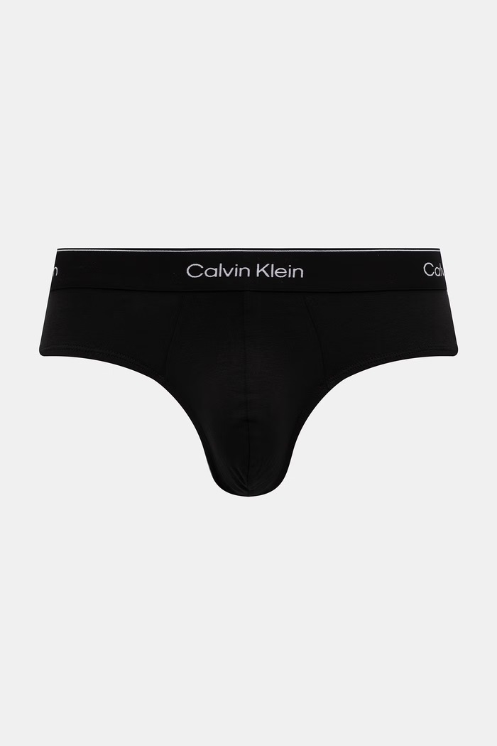 Calvin Klein Underwear slipy pánské bavlněné s elastanem 3-pack černá LV00NB4388