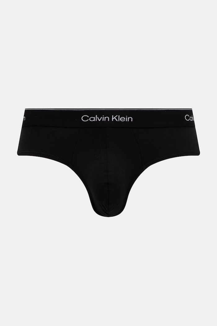 Calvin Klein Underwear slipy pánské bavlněné s elastanem 3-pack černá LV00NB4388