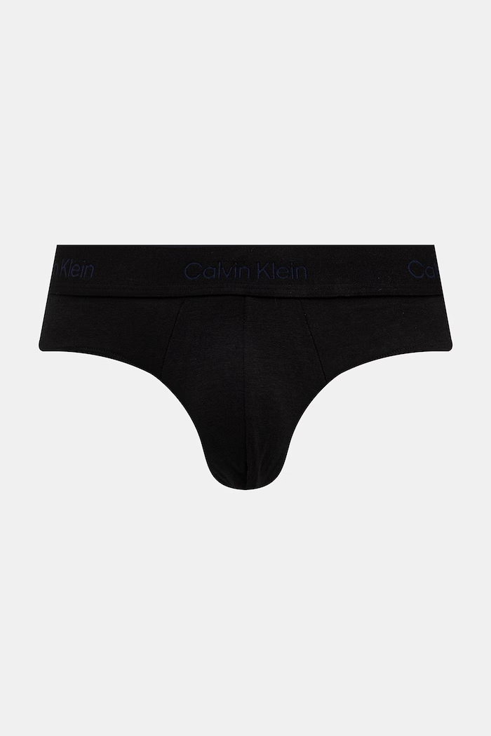 Calvin Klein Underwear slipy pánské bavlněné s elastanem 3-pack LV00NB4388 černá AA00