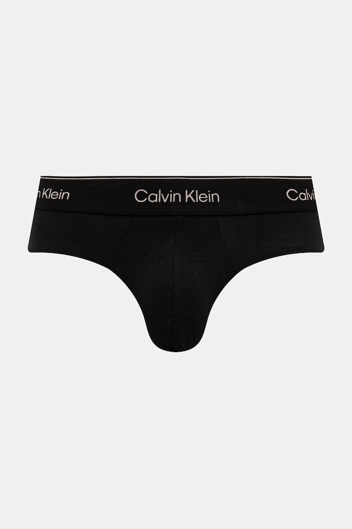 Oblečení Calvin Klein Underwear slipy pánské bavlněné s elastanem 3-pack LV00NB4388 černá