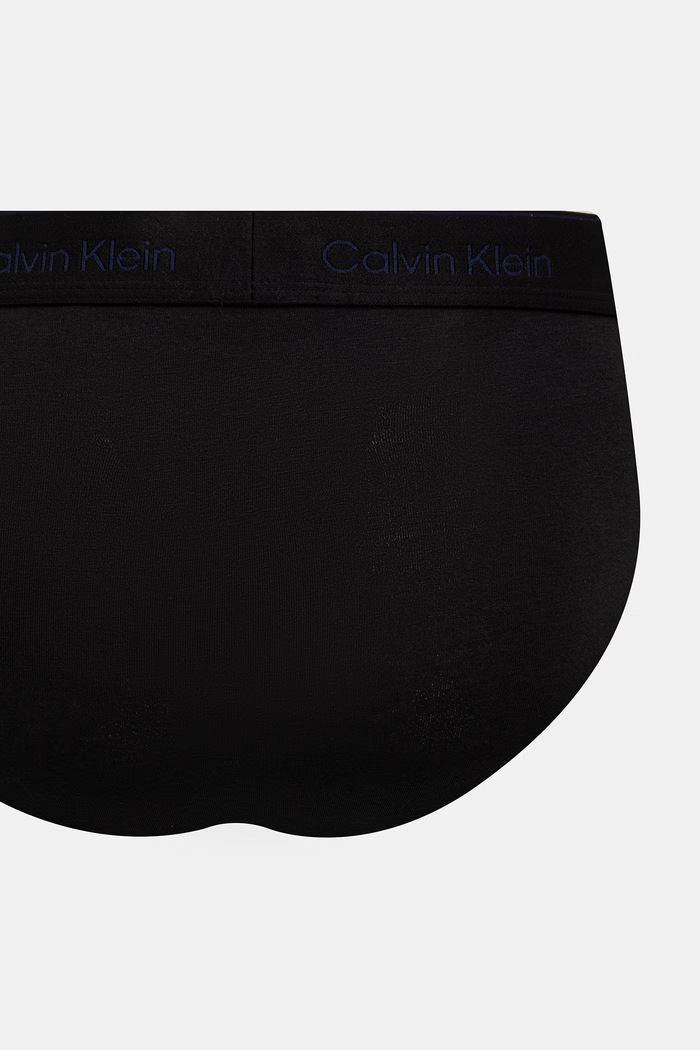 Calvin Klein Underwear slipy pánské bavlněné s elastanem 3-pack LV00NB4388 černá