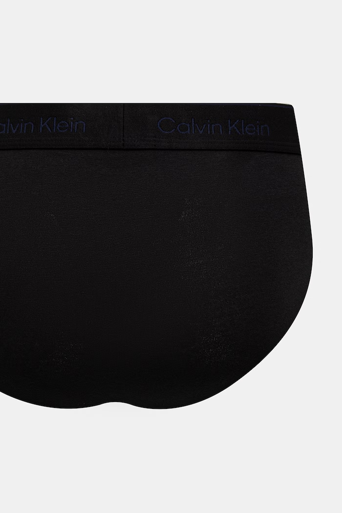 Calvin Klein Underwear slipy pánské bavlněné s elastanem 3-pack LV00NB4388 černá