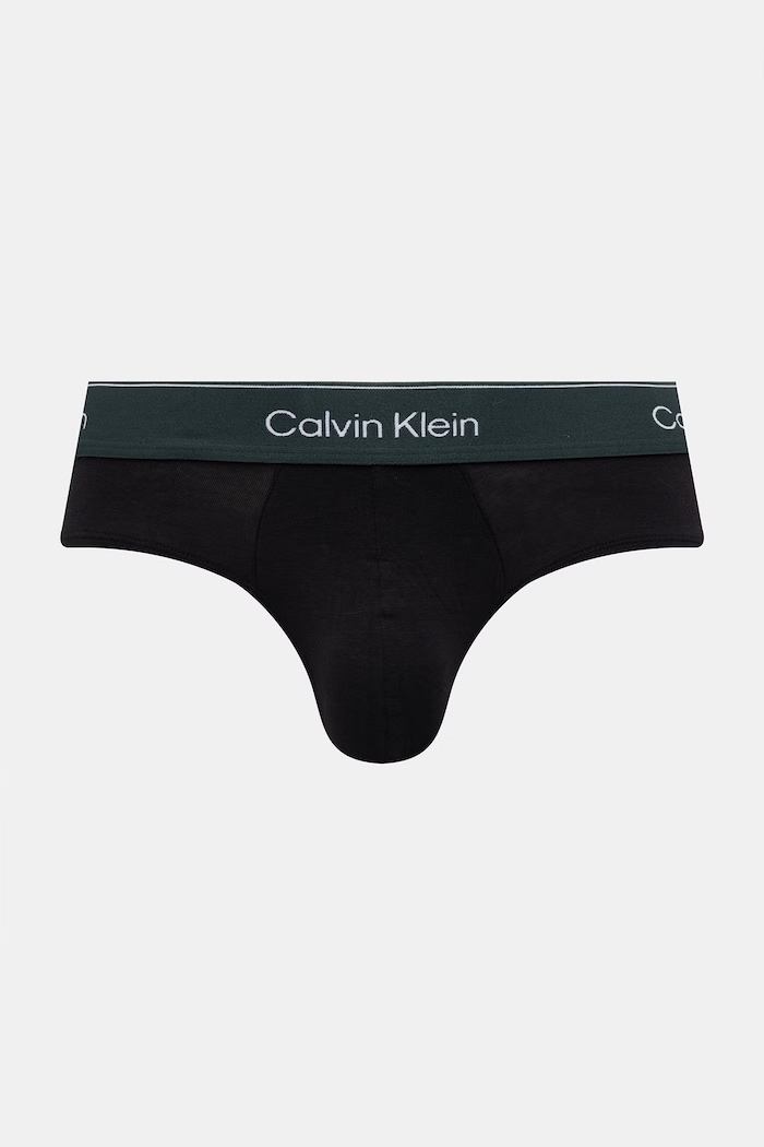Calvin Klein Underwear slipy męskie bawełniane z elastanem 3-pack LV00NB4388 czarny AA00