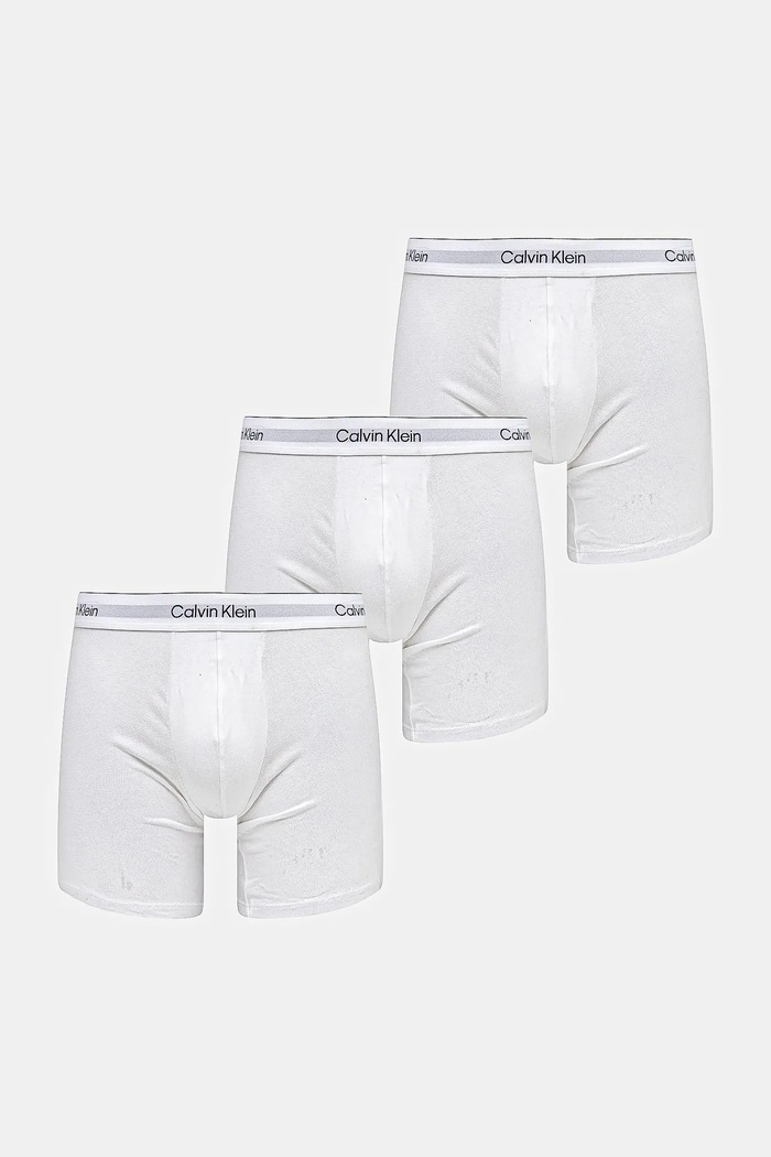 Calvin Klein Underwear Bokserki męskie z bawełną 3-pack biały LV00NB4394
