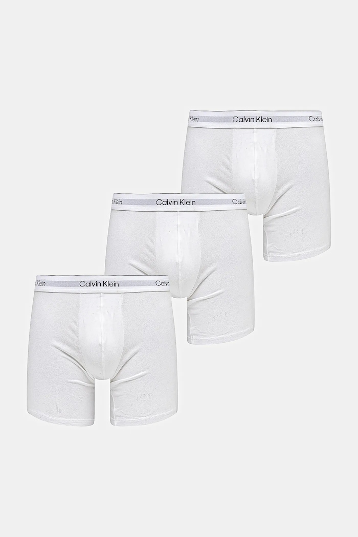 Calvin Klein Underwear Bokserki męskie z bawełną 3-pack biały LV00NB4394