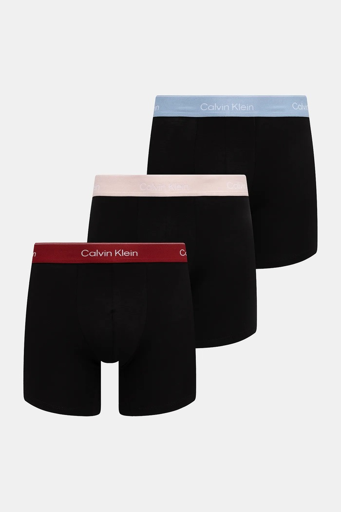 Calvin Klein Underwear bokserice za muškarce s pamukom 3-pack crna LV00NB4394