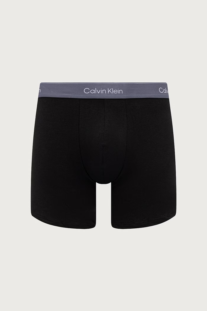 Bokserki męskie z bawełną 3-pack Calvin Klein Underwear LV00NB4394 czarny