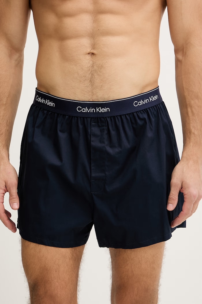 Ruházat Calvin Klein Underwear laza boxeralsó férfi pamut elasztánnal 3-as csomag LV00NB4267 türkiz
