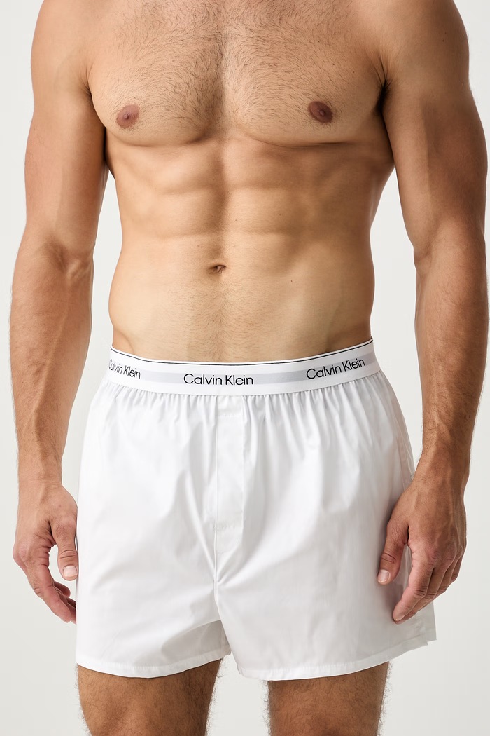 Odzież Calvin Klein Underwear bokserki luźne męskie bawełniane z elastanem 3-pack LV00NB4267 szary