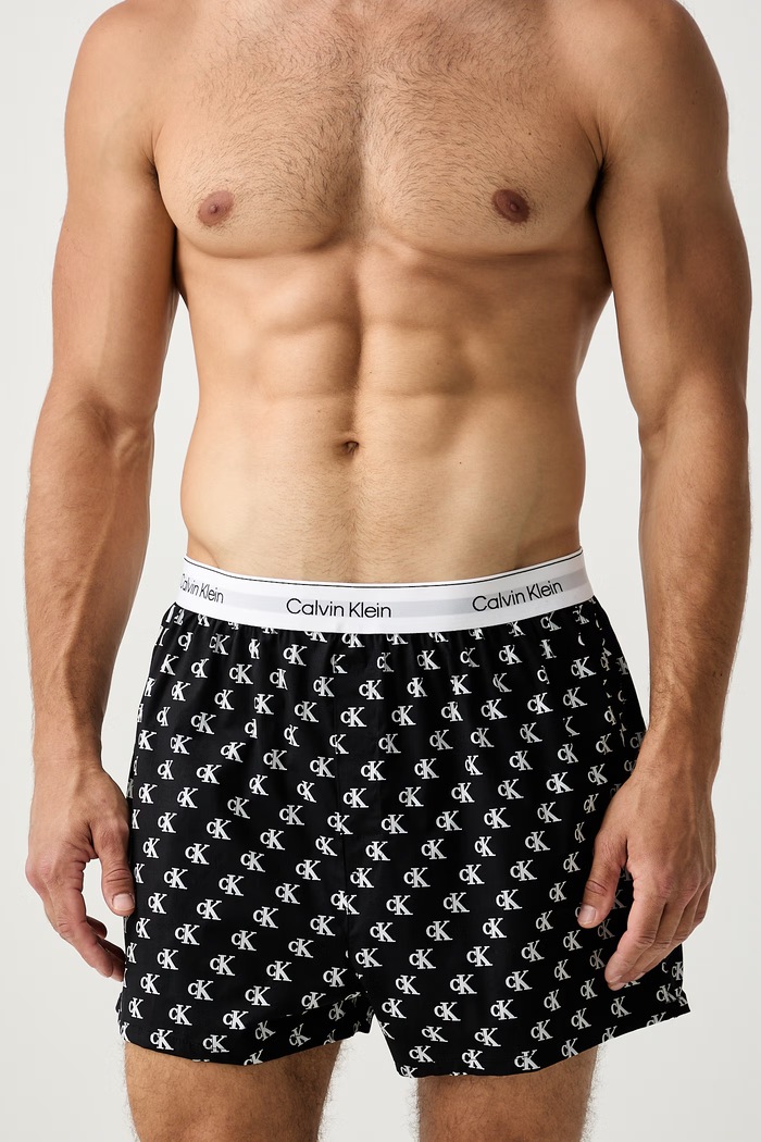 Calvin Klein Underwear bokserki luźne męskie bawełniane z elastanem 3-pack szary LV00NB4267