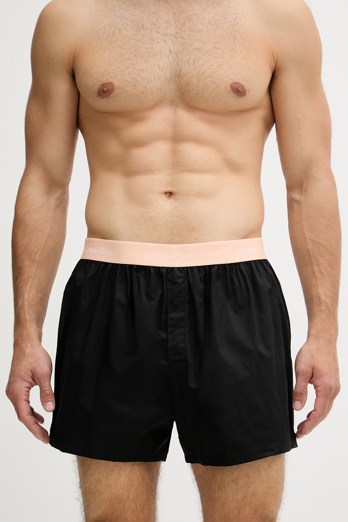 Calvin Klein Underwear laza boxeralsó férfi pamut elasztánnal 3-as csomag LV00NB4267
