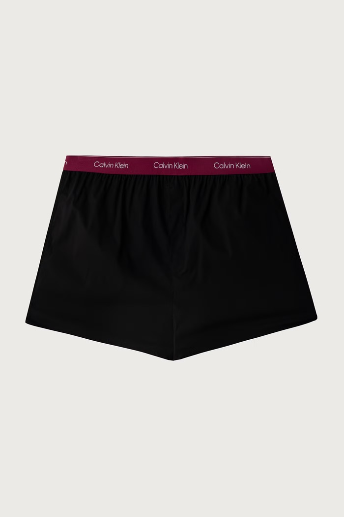 Calvin Klein Underwear Bokserki luźne męskie bawełniane z elastanem 3-pack LV00NB4267 czarny AA00