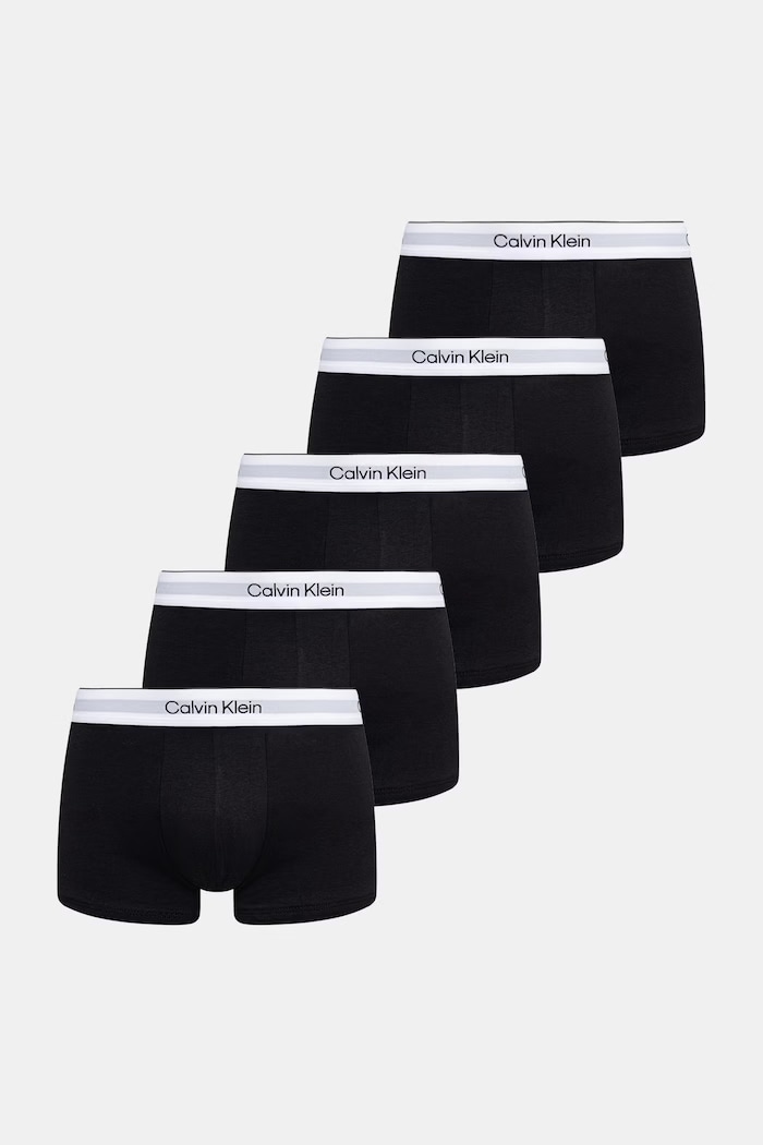 Calvin Klein Underwear bokserki męskie bawełniane z elastanem 5-pack czarny LV00NB4390