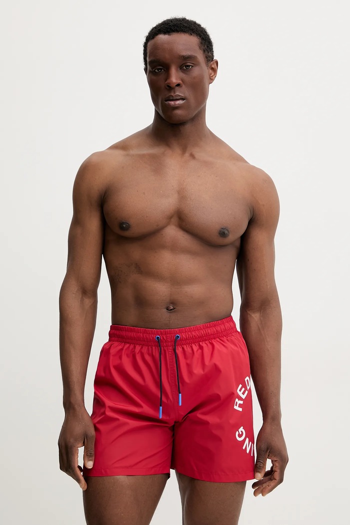 Купальные шорты Red Bull Racing x Pepe Jeans RBR CIRCLE LOGO RMB10001 красный SS25