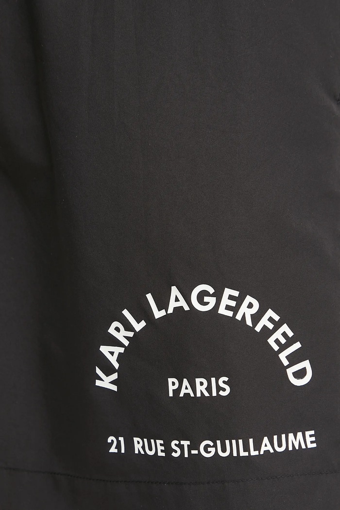 Plavkové šortky Karl Lagerfeld čierna A1M46082