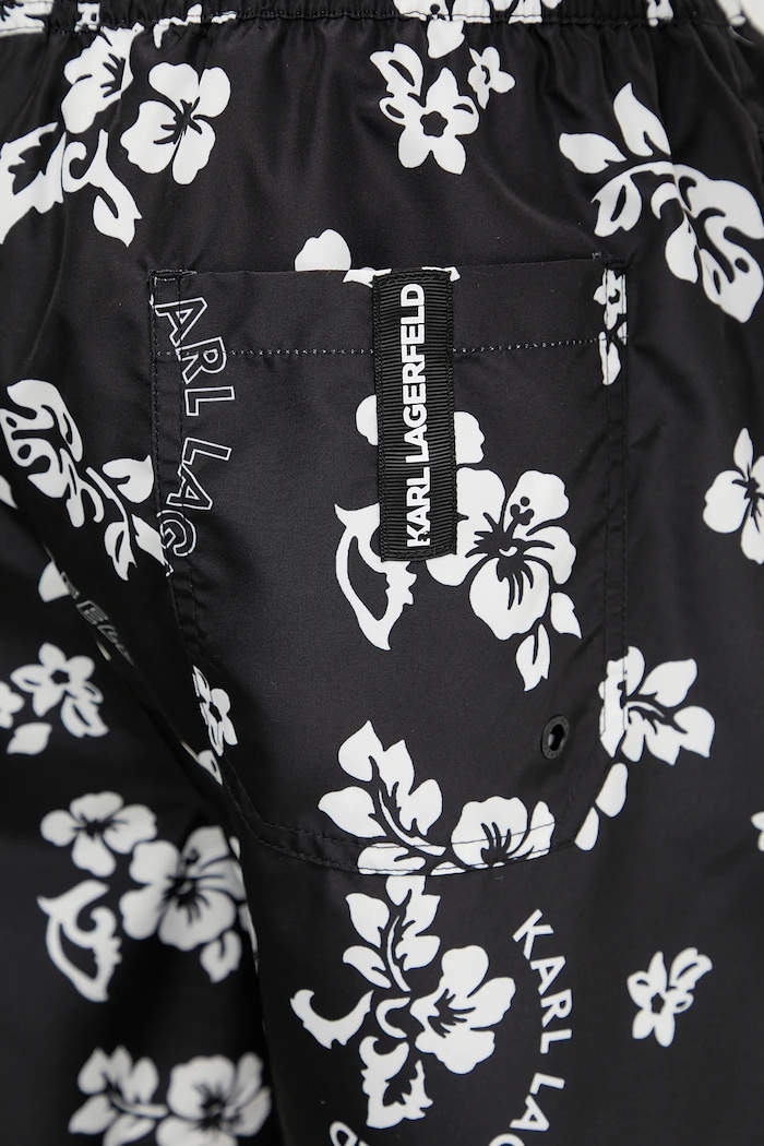 Karl Lagerfeld szorty kąpielowe czarny A2M46035