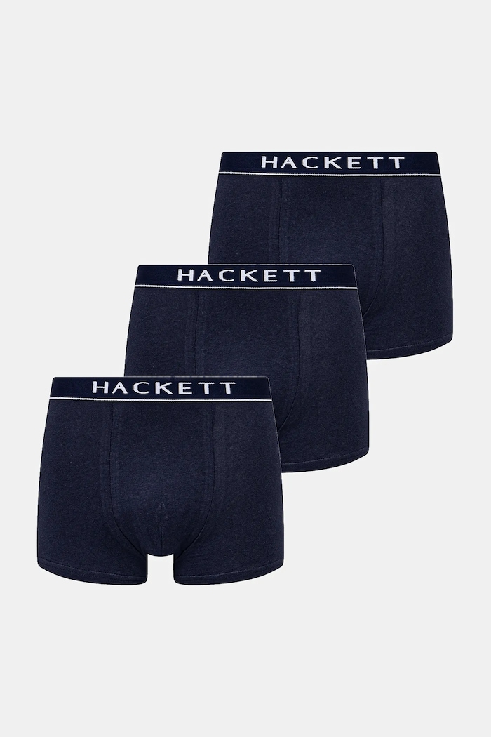Hackett London boxeri 3-pack boxeri bleumarin HMU10600